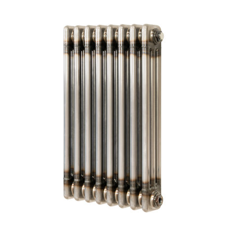 Klassischer 3-Säulen-Heizkörper – 600 x 425 mm - Rohmetall