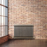 Klassischer 3-Säulen-Heizkörper – 600 x 830 mm - Rohmetall
