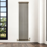 Klassischer 3-Säulen-Heizkörper – 1800 x 470 mm - Rohmetall - view 4