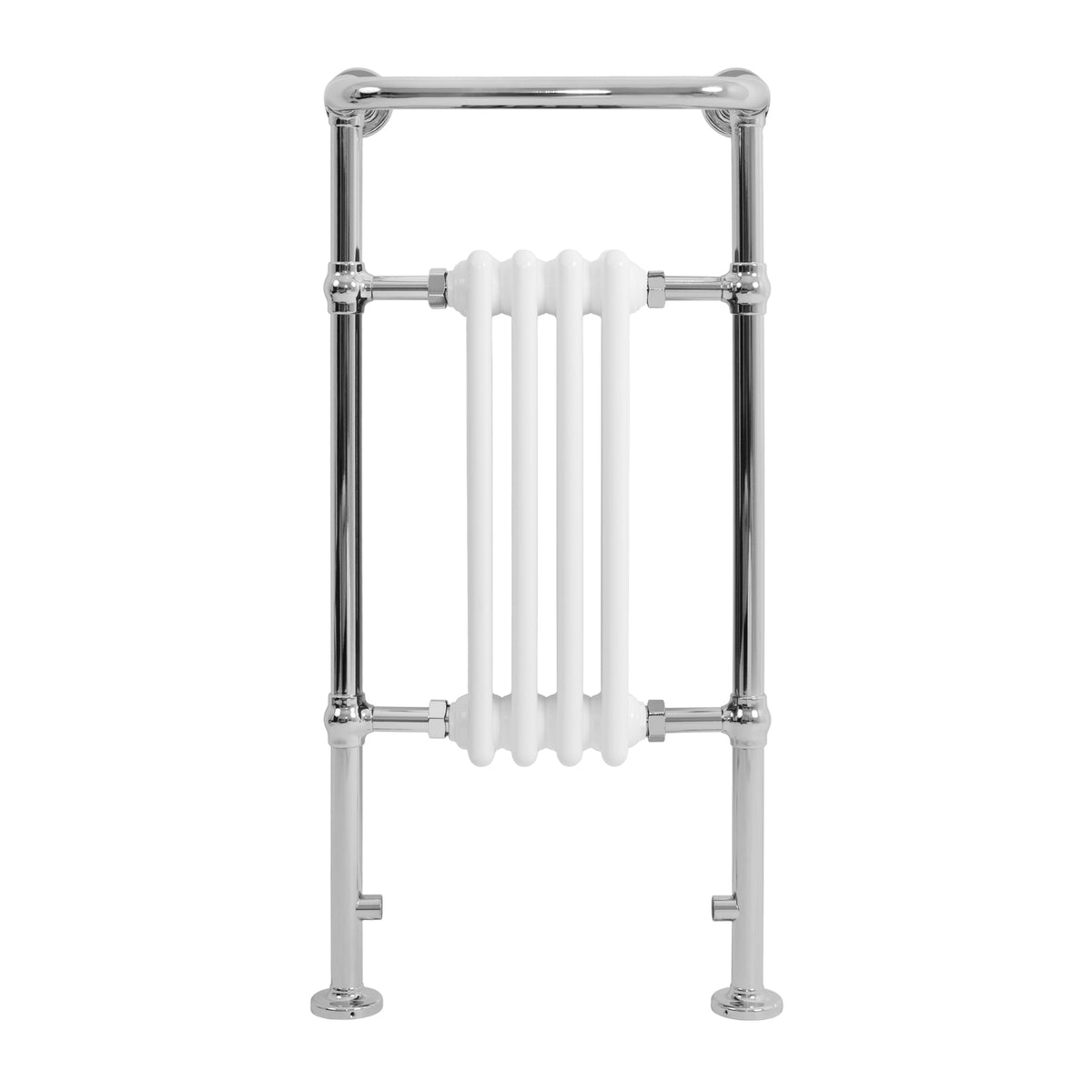 Klassicher Beheizter Handtuchheizkörper – 950 mm x 480 mm – Weiß