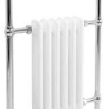 Klassicher Beheizter Handtuchheizkörper – 950 mm x 570 mm – Weiß