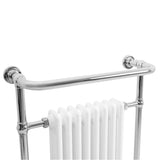 Klassicher Beheizter Handtuchheizkörper – 950 mm x 660 mm – Weiß