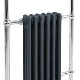Klassicher Beheizter Handtuchheizkörper – 950 mm x 570 mm – Anthrazitgrau - view 10