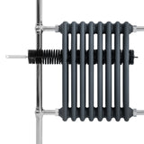 Klassicher Beheizter Handtuchheizkörper – 950 mm x 660 mm – Anthrazitgrau