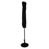 LED-Kipp-Sonnenschirm 2,7m mit Ständer - Grau