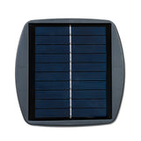 LED Ausleger-Sonnenschirm 3m mit Quadratischem Beschwerungsfuß – Grau
