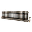 Klassischer 2-Säulen-Heizkörper mit TRV – 300 x 1190 mm - Rohmetall