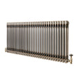 Klassischer 2-Säulen-Heizkörper mit TRV – 600 x 1460 mm - Rohmetall
