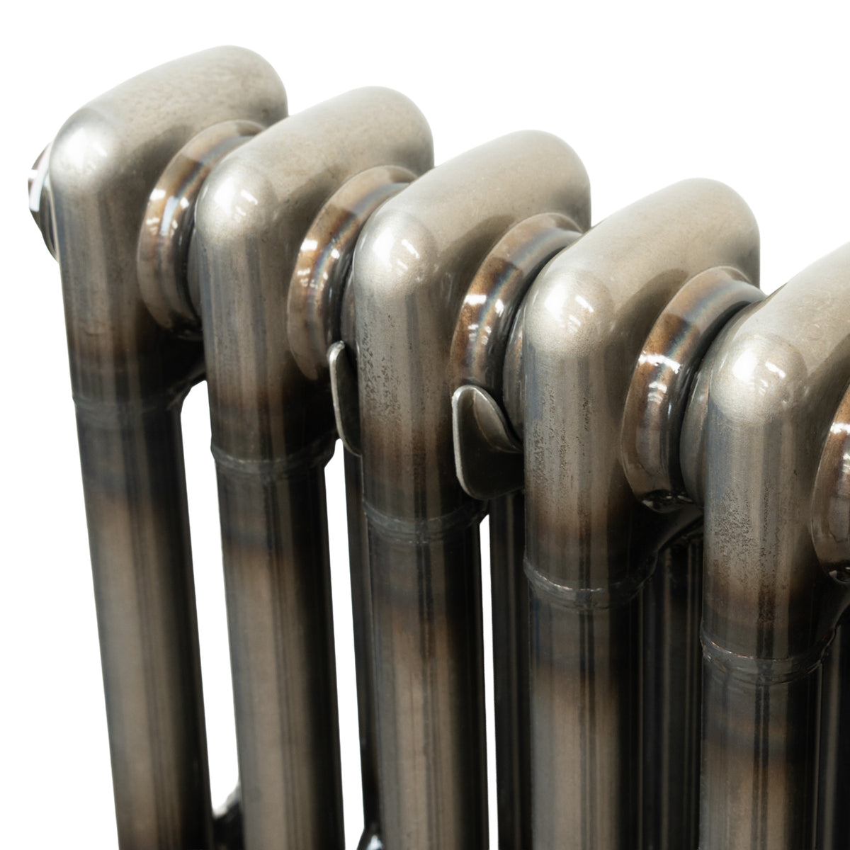 Klassischer 2-Säulen-Heizkörper mit TRV – 1500 x 290 mm - Rohmetall