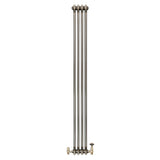 Klassischer 2-Säulen-Heizkörper mit TRV – 1800 x 200 mm - Rohmetall - view 2