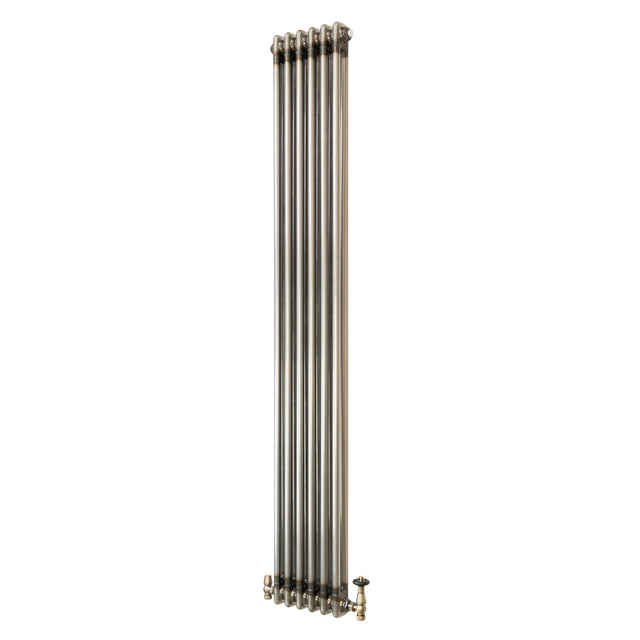 Klassischer 2-Säulen-Heizkörper mit TRV – 1800 x 290 mm - Rohmetall
