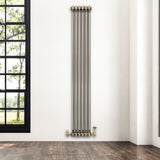 Klassischer 2-Säulen-Heizkörper mit TRV – 1800 x 290 mm - Rohmetall - view 4