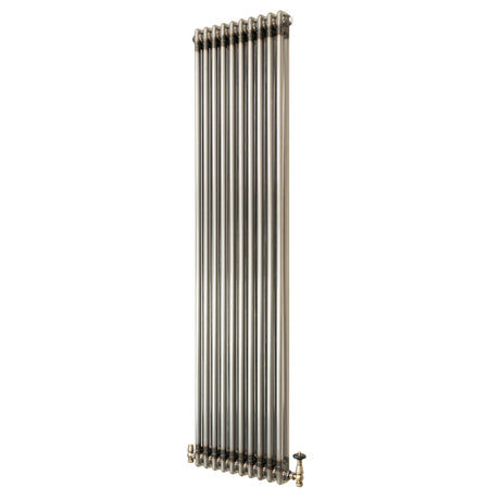 Klassischer 2-Säulen-Heizkörper mit TRV – 1800 x 470 mm - Rohmetall