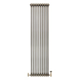 Klassischer 2-Säulen-Heizkörper mit TRV – 1800 x 470 mm - Rohmetall - view 2