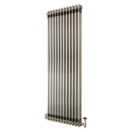 Klassischer 2-Säulen-Heizkörper mit TRV – 1800 x 560 mm - Rohmetall