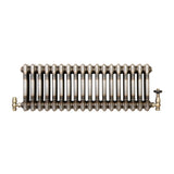 Klassischer 3-Säulen-Heizkörper mit TRV – 300 x 830 mm - Rohmetall