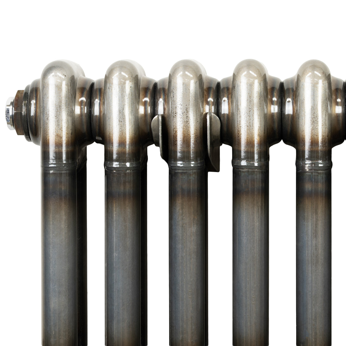 Klassischer 3-Säulen-Heizkörper mit TRV – 300 x 830 mm - Rohmetall