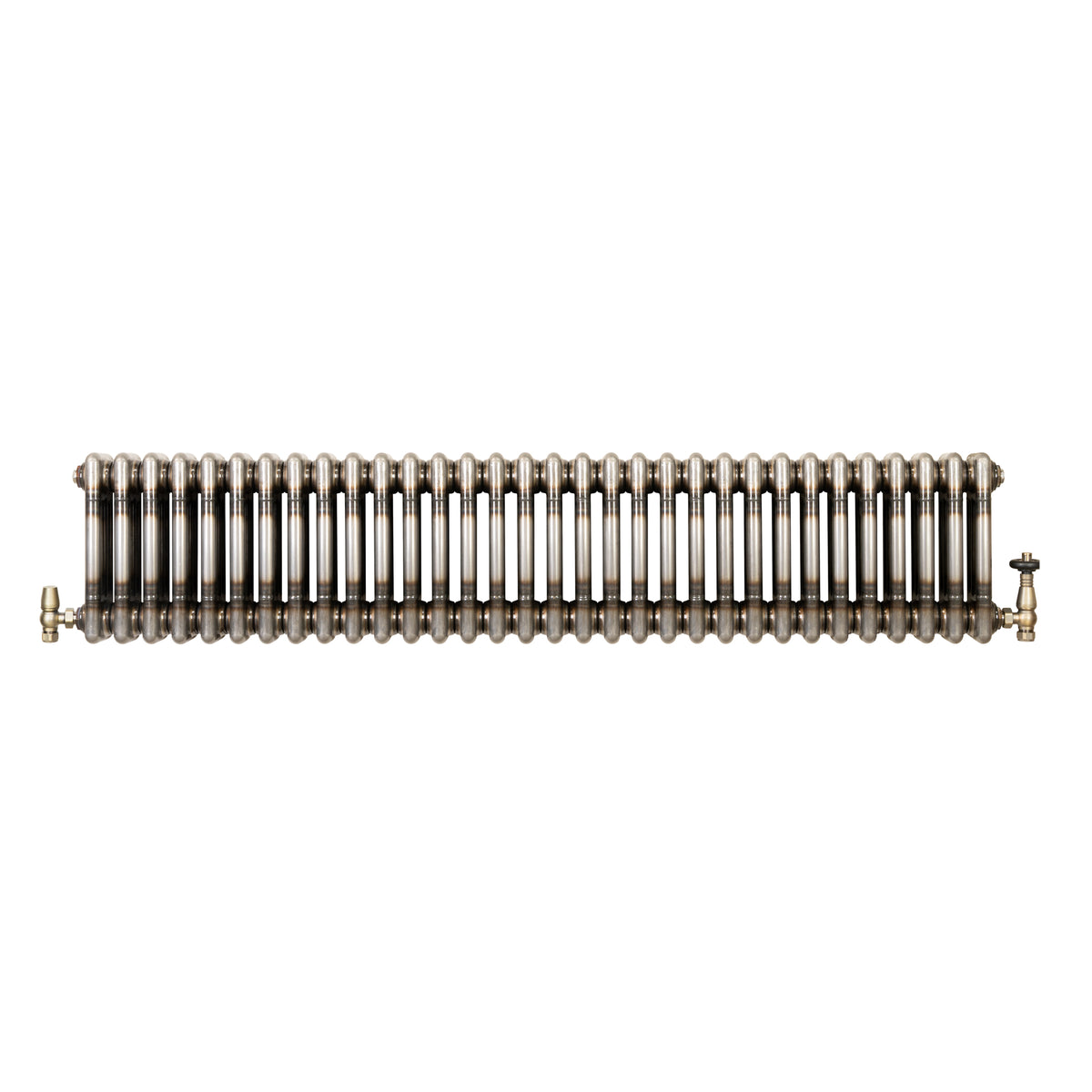 Klassischer 3-Säulen-Heizkörper mit TRV – 300 x 1460 mm - Rohmetall - view 2