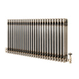 Klassischer 3-Säulen-Heizkörper mit TRV – 600 x 1190 mm - Rohmetall