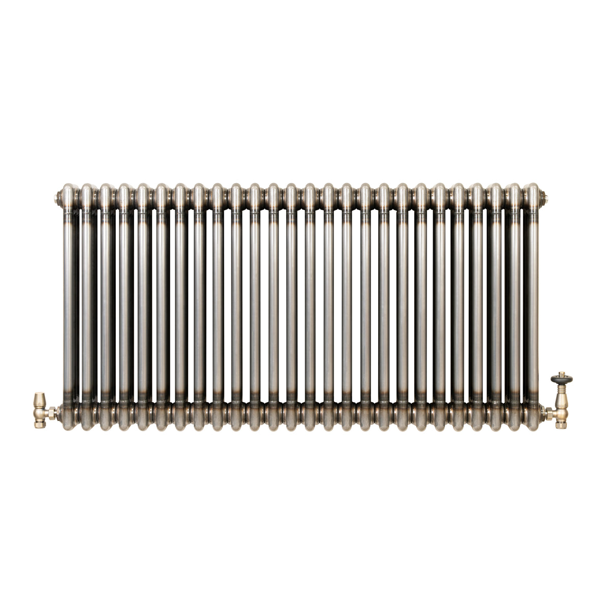 Klassischer 3-Säulen-Heizkörper mit TRV – 600 x 1190 mm - Rohmetall