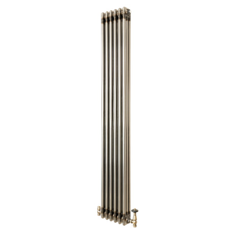 Klassischer 3-Säulen-Heizkörper mit TRV – 1800 x 290 mm - Rohmetall