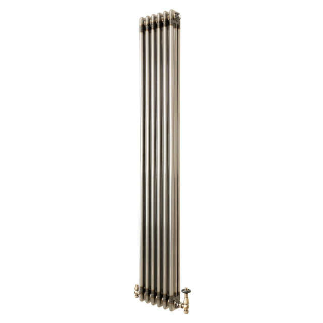 Klassischer 3-Säulen-Heizkörper mit TRV – 1800 x 290 mm - Rohmetall