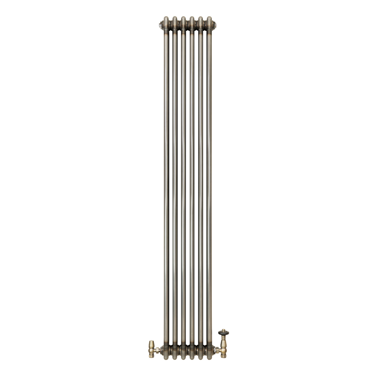 Klassischer 3-Säulen-Heizkörper mit TRV – 1800 x 290 mm - Rohmetall - view 2