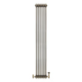 Klassischer 3-Säulen-Heizkörper mit TRV – 1800 x 290 mm - Rohmetall - view 2