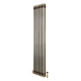 Klassischer 3-Säulen-Heizkörper mit TRV – 1800 x 380 mm - Rohmetall