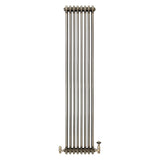 Klassischer 3-Säulen-Heizkörper mit TRV – 1800 x 380 mm - Rohmetall