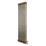 Klassischer 3-Säulen-Heizkörper mit TRV – 1800 x 470 mm - Rohmetall