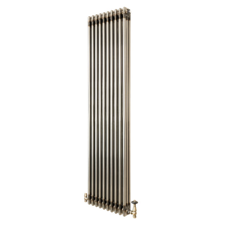Klassischer 3-Säulen-Heizkörper mit TRV – 1800 x 470 mm - Rohmetall