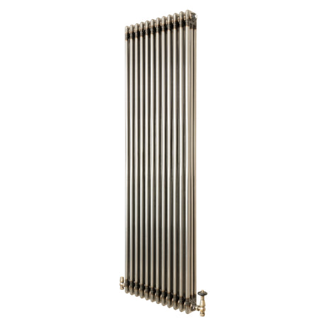Klassischer 3-Säulen-Heizkörper mit TRV – 1800 x 560 mm - Rohmetall
