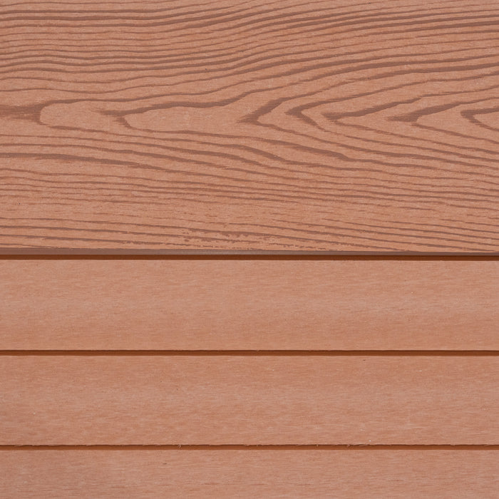 Helle Holzoberfläche in sanften Rosatönen mit feiner Maserung und glatter Textur, ideal für Möbel oder Innenausbau