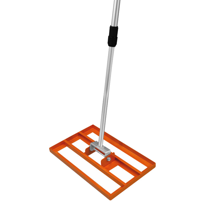Robuster orange Bodenreinigungsrahmen aus Aluminium mit verstellbarem Griff, ideal für effizientes Wischen und Reinigung von großen Flächen