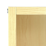 Verkaufstheke aus hellem Ahornholz mit glatter Oberfläche, klaren Linien und natürlicher Holzmaserung, ideal für Verkaufsräume und Ausstellungen