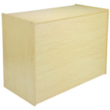 Moderne Zenith Ladentheke aus hellem Holz mit glatter Oberfläche, rechteckiger Form und stabiler Konstruktion, ideal für Verkaufsräume und Empfangsbereiche