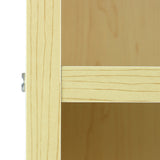 Helle Ahorn-Verkaufstheke mit glatter Oberfläche, klaren Linien und einem modernen Design, ideal für Ladengeschäfte und Empfangsbereiche