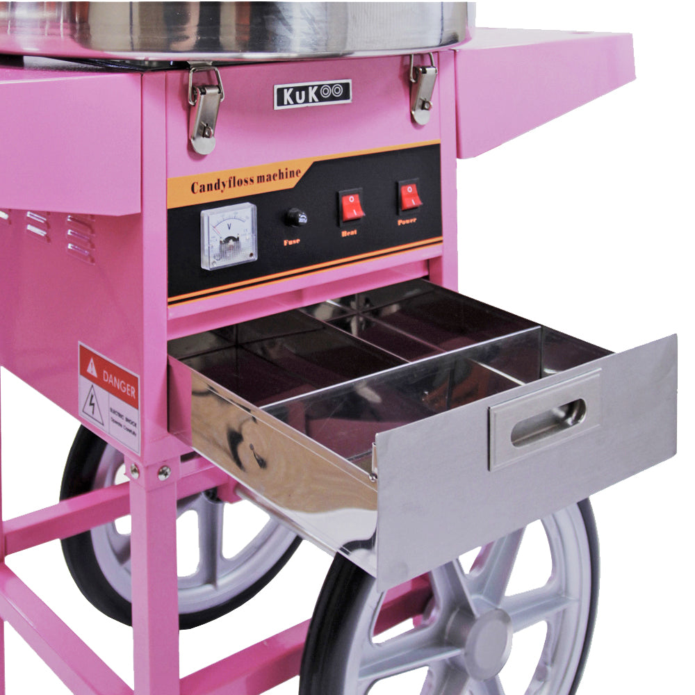 KuKoo Zuckerwattemaschine mit Wagen - view 5