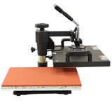 720 mm LED Schneideplotter mit 5-in-1-Hitzepresse, schwarzes Metallgestell, orangefarbene Heizplatte und ergonomischer Hebelmechanismus für präzise Anwendungen