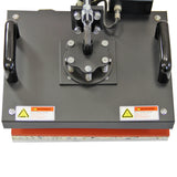 Schwarzes 5-in-1-Gerät mit stabilen Griffen, präziser Schneideeinheit und Warnhinweisen, ideal für Vinylschneiden und Druckanwendungen