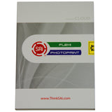 FlexiStarter Softwarebox für PixMax 720mm Vinyl Schneideplotter, in grauer Verpackung mit bunten Logos und modernem Design, ideal für Schneideanwendungen
