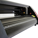 Der PixMax 720mm Schneideplotter zeigt eine robuste, schwarze Oberfläche, präzise Schneideeinheit und eine klare, gut lesbare Skala für exakte Messungen