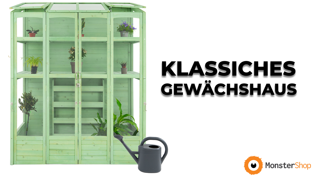 Klassiches Gewächshaus - Grün
