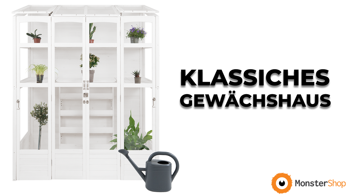 Klassiches Gewächshaus - Weiß